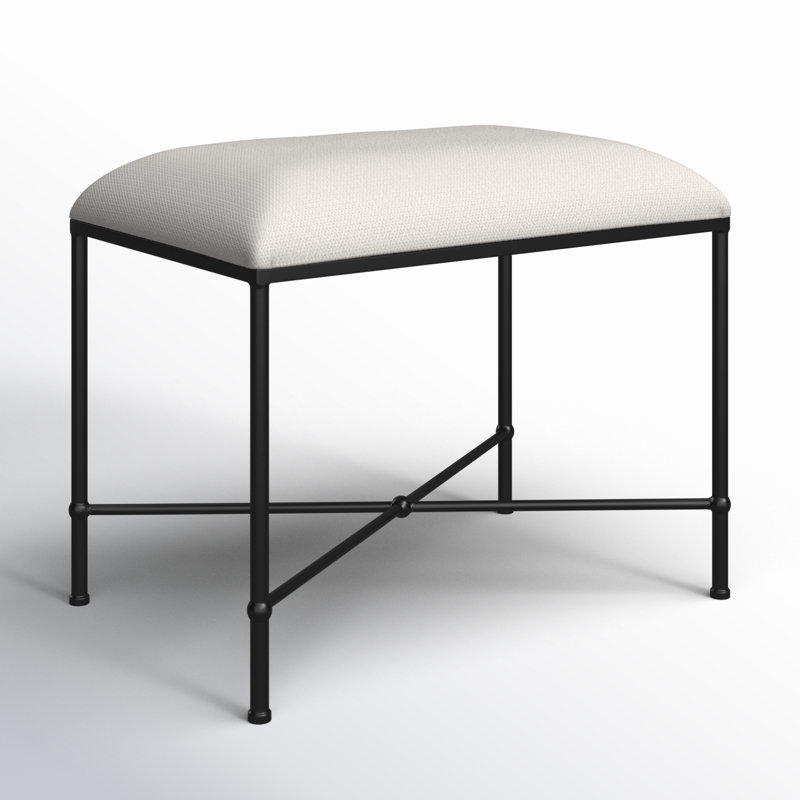 Avenham Small Bench, Black, Black, 20" H x 24" W x 16"D
