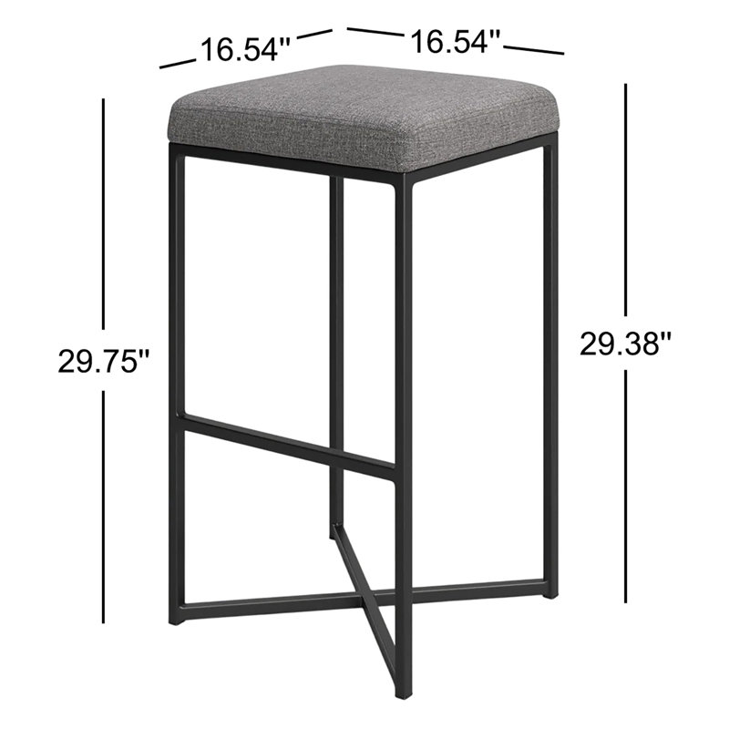 Tabouret Rosetta , Gris
