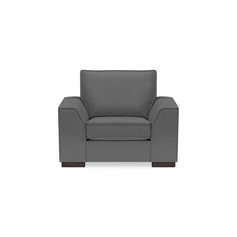 Hannover Upholstered Armchair, Degas Dark Grey