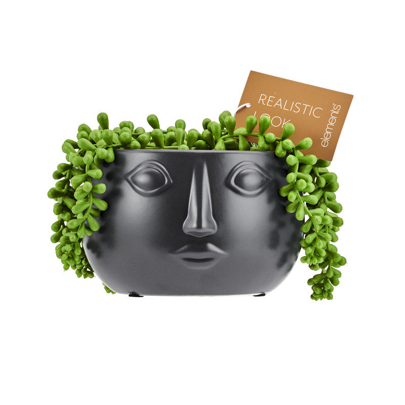 Elements Artificial Pearl Succulent, 5 Inch