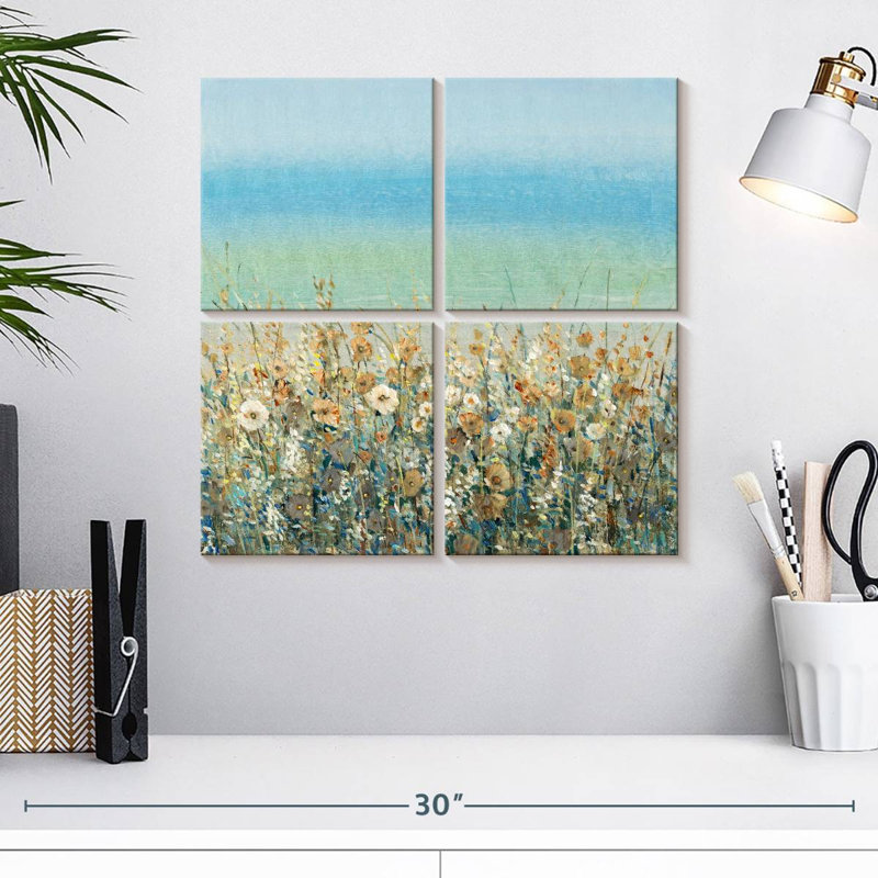 Alvord Shoreline Flowers II, H 18 po x l 18 po