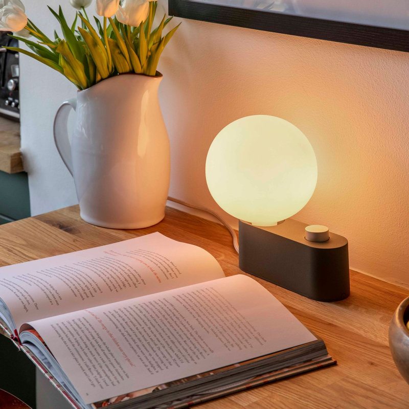 Alumina Multi-Use Lamp In Sage, White