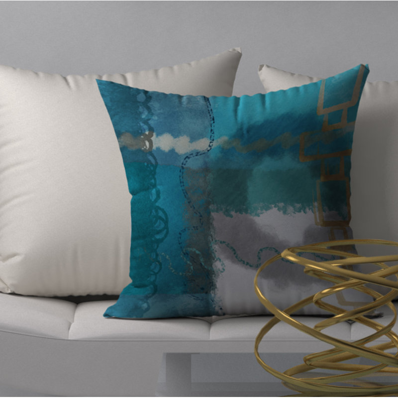  Housse de coussin carré et insert, 18" H x 18" W