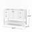Odel 49 " W Free Standing Wall Mounted Single Double Single Vanity Bathroom Vanity With Marble Top