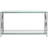 Bellavia 51.2 " W Glass Top Console Table