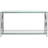 Hayward 51.18'' Glass Top Console Table