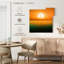 Gillard, coucher de soleil sur la mer