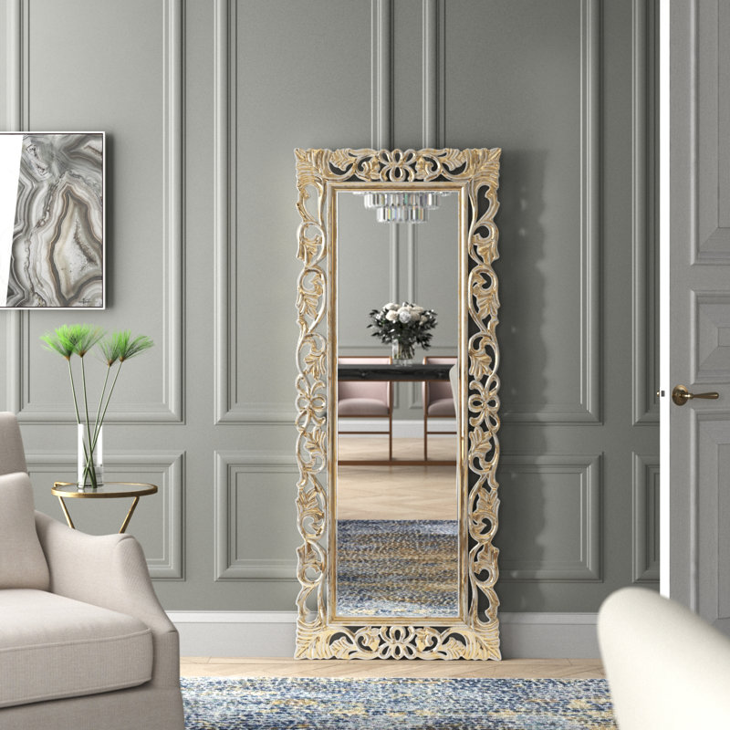 Vivan Wood Rectangle Mirror