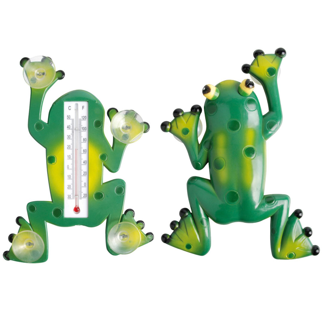 Frog Window Thermometer