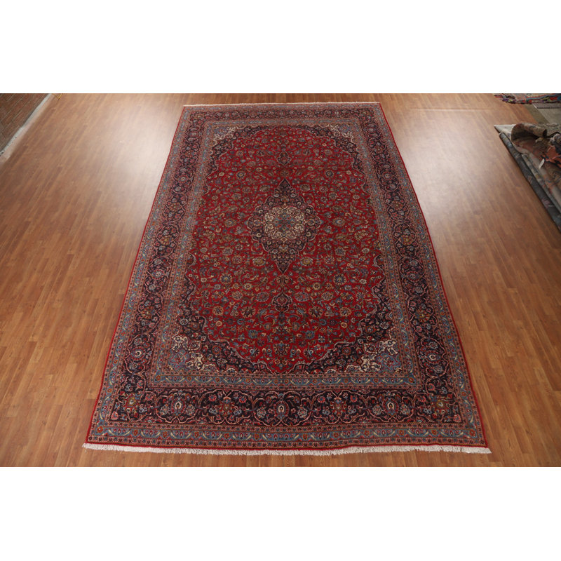 Tapis traditionnel rouge grand 10 x 16