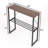Mekeia 24.5" Tall Narrow End Table with Shelf-1799881915