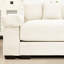 Canapé modulaire surdimensionné en L 82,6 po avec revêtement en velours côtelé, assise profonde, conception ergonomique large, 6 coussins décoratifs, disposition rapide pour le salon modulaire en velours côtelé doux, sièges,