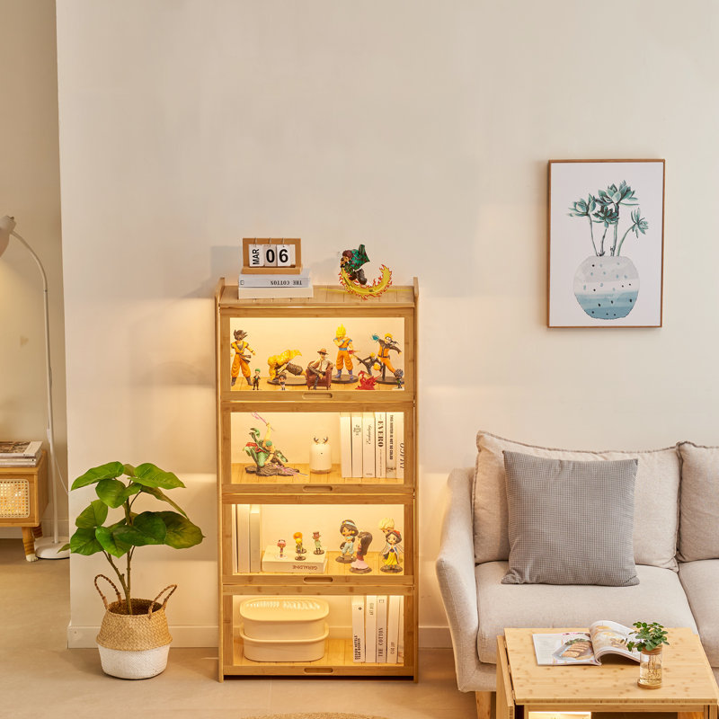 Bibliothèque de rangement Karklyte Curio Cabinet