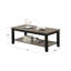 Table basse avec tablette ouverte