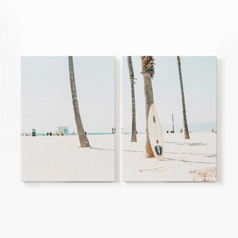 Sur la côte | Impression sur toile 2 panneaux, H 40 po x l 60 po