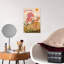 Dance With Me Colorful Contemporary Tiger Flower Plant Wall Art Print-1666915630