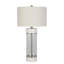 Glass and Ceramic Table Lamp