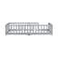 Twin Size Floor Bed With Fence Without Door, Rubber Wood Floor Bed With Safety Guardrails,Grey-2031924286