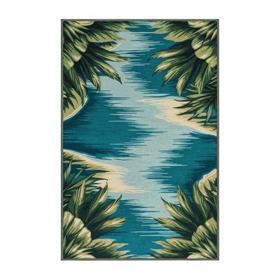  Tapis hawaïen lavable