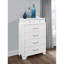 Commode blanche
