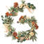 Décoration de guirlande de l'Action de grâce, verdure de récolte d'automne éclairée avec accents de citrouille pour manteau de cheminée, centre de table et décoration intérieure