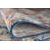 Tapis oriental orange / bleu / crème Beverly