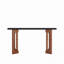 Console en bois avec pieds sphériques