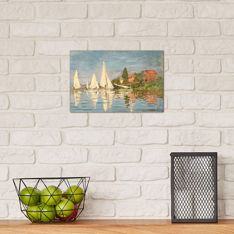 Claude Monet - Print on Canvas, 101.6 cm H x 66.04 cm W x 1.91 cm D, No Frame