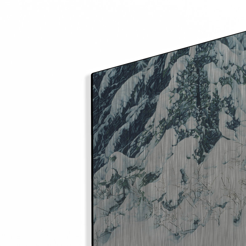 Millwood Pines «Silent Forest-Lynx» par Ron Parker, art mural en métal, H 12 po x l 16 po