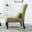 Chaise d'appoint sans accoudoirs en tissu avec coussin Pisano-129680206