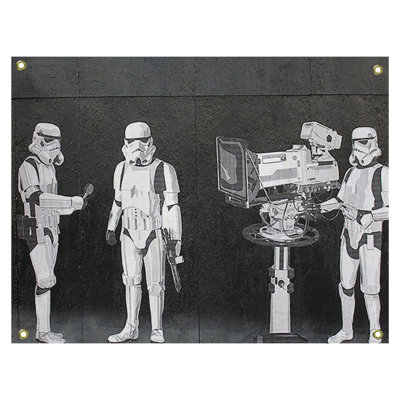 Tapisserie de film troopers en polyester, oscar