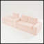 Canapé polyvalent en velours Turtle-300137240-300137252
