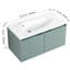 Meuble-lavabo 36 po avec lavabo en résine