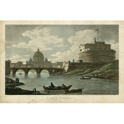 Ponte St. Angelo by Merigot - Wrapped Canvas Painting