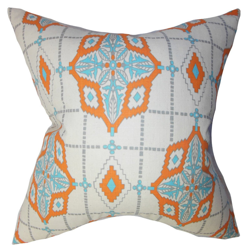 Huracan Square Pillow Cover & Insert, 20" x 20", Chili Pepper