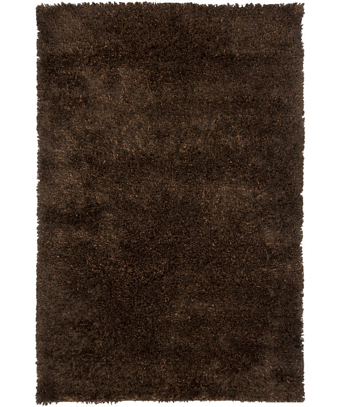 Themis Authentic Hand-Woven Handmade High Pile Modern Ribbon & Strands Shag Polyester Area Rug, Rectangle 7'9" x 10'6"