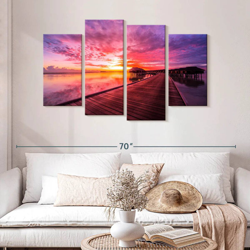 Aletra Maldives Pink Sunset Dock