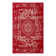 Tapis de style oriental rouge