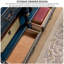 Bibliothèque rétro en bois vieilli-110373000