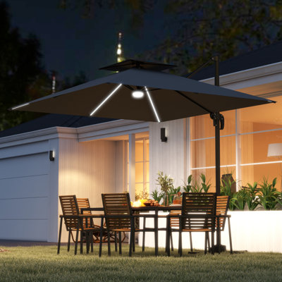246cm Tilt Market Parasol