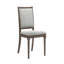 Chaise d'appoint rembourrée Perkins brun foncé (ensemble de 2)