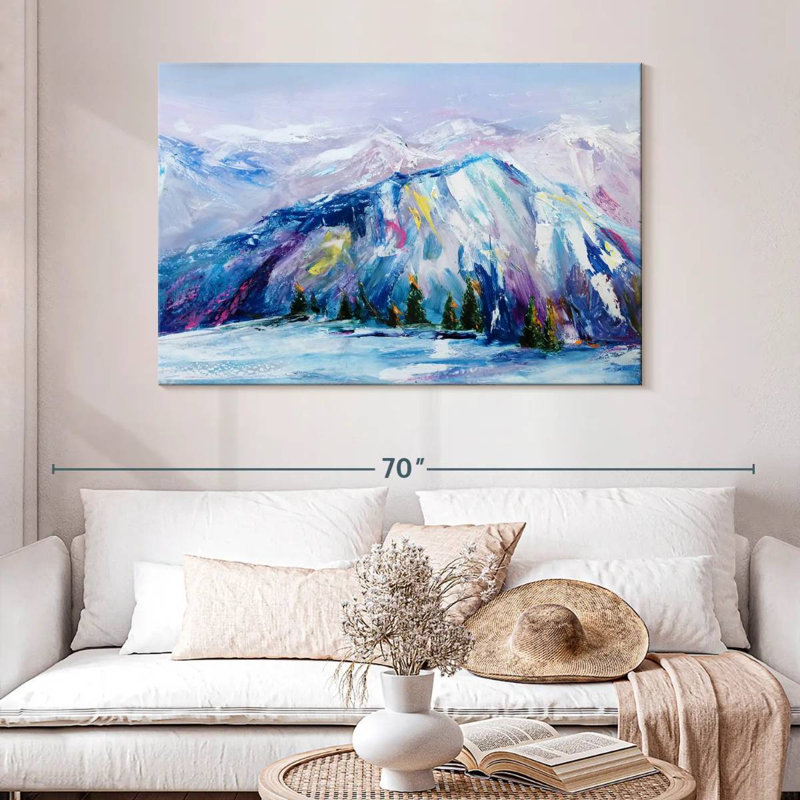 Alvord Blue Ridge Mountains Oil, H 32 po x l 48 po