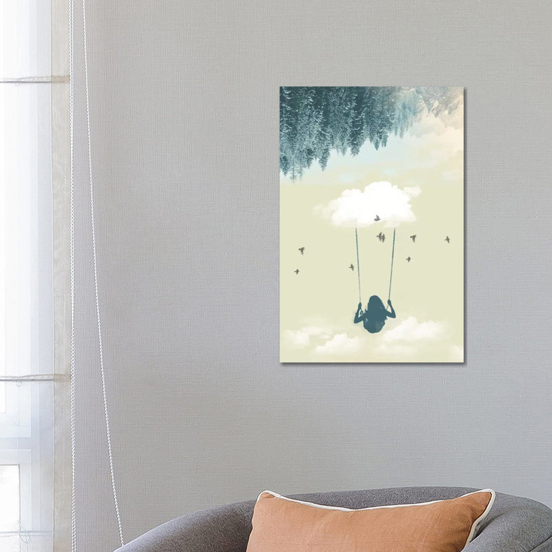 Lucy In The Sky III by Vin Zzep - Print on Canvas, 66.04 cm H x 45.72 cm W x 3.175 cm D, Wrapped Canvas