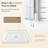36 in W x 36 in D Acrylic Diamond Shower Base with Center Drain 2 Sided Wall Flange Dual Entry Low Threshold White Shower Pan with Drain