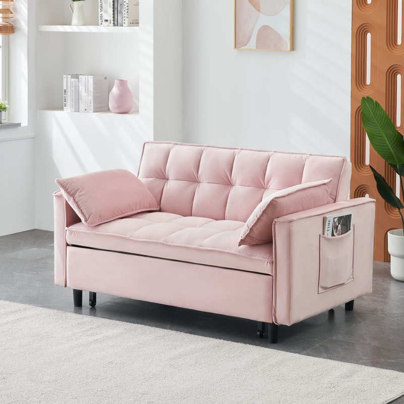Lit réglable à l'arrière en rose - Convient à tout décor de style moderne.