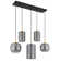 Nasreen 1 - Light Matte Black LED Pendant