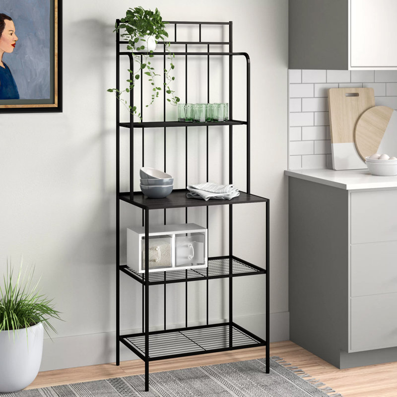 24.8'' Metal Standard Baker's Rack with Microwave Compatibility