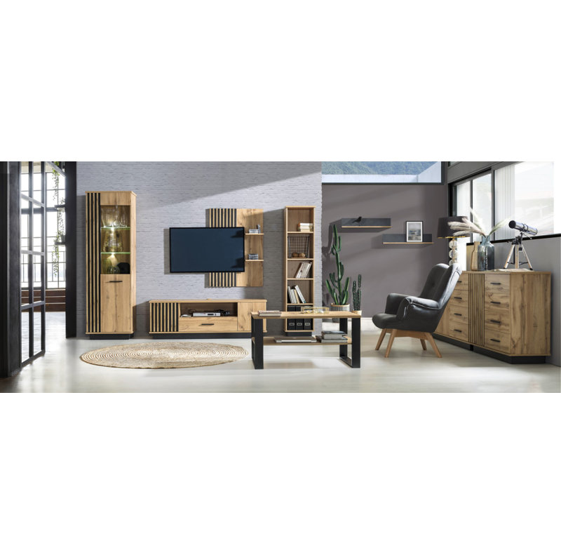 Mahajan 156.8cm H x 35.2cm W Bookcase