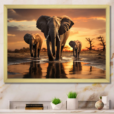 Elephant Shadows of Serenity II - Print
