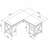 Kaionna L-Shaped Credenza Desk-2111330430